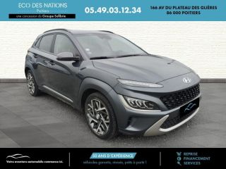 86000 : Hyundai Poitiers - Eco des Nations - HYUNDAI Kona - Kona - Cyber Grey Métal - Traction - Hybride : Essence/Electrique