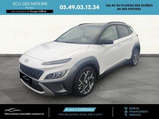 86000 : Hyundai Poitiers - Eco des Nations - HYUNDAI Kona - Kona - Blanc - Traction - Hybride : Essence/Electrique