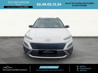 86000 : Hyundai Poitiers - Eco des Nations - HYUNDAI Kona - Kona - Blanc - Traction - Hybride : Essence/Electrique