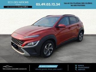 86000 : Hyundai Poitiers - Eco des Nations - HYUNDAI Kona - Kona - Rouge - Traction - Hybride : Essence/Electrique