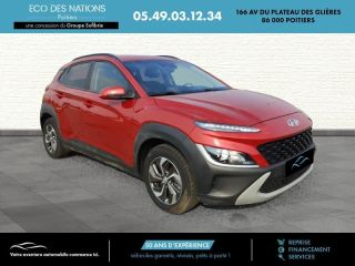 86000 : Hyundai Poitiers - Eco des Nations - HYUNDAI Kona - Kona - Rouge - Traction - Hybride : Essence/Electrique