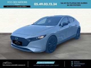 86000 : Hyundai Poitiers - Eco des Nations - MAZDA Mazda 3 - Mazda 3 - Ceramic White Métallisé - Traction - Essence/Micro-Hybride