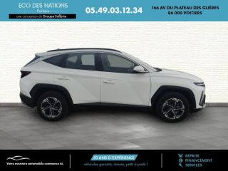 86000 : Hyundai Poitiers - Eco des Nations - HYUNDAI Tucson - Tucson - Serenity White Métal - Traction - Hybride : Essence/Electrique