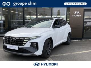 40990 : Hyundai Dax - i-AUTO - HYUNDAI Tucson - Tucson - Serenity White Métal/Toit/rétros Black - Traction - Hybride : Essence/Electrique