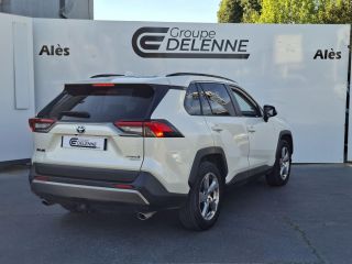 30100 : Hyundai Alès - Auto Hall - TOYOTA RAV4 HYBRIDE PRO MY20 Dynamic Business - RAV4 V - Blanc - Automate à fonct. Continu - Essence / Courant électrique