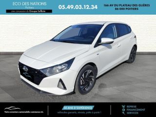 86000 : Hyundai Poitiers - Eco des Nations - HYUNDAI i20 - i20 - Polar White - Traction - Essence/Micro-Hybride