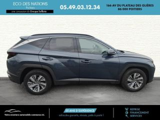 86000 : Hyundai Poitiers - Eco des Nations - HYUNDAI Tucson - Tucson - Teal Blue Métal - Traction - Hybride : Essence/Electrique