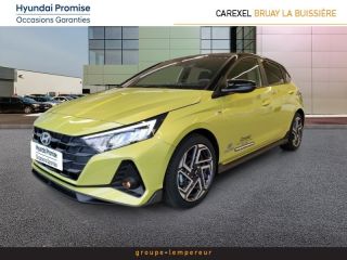 62700 : Hyundai Bruay-La-Buissière - Groupe Lempereur - HYUNDAI i20 - i20 - Lucid Lime Metallic/Toit+rétros Black - Traction - Essence