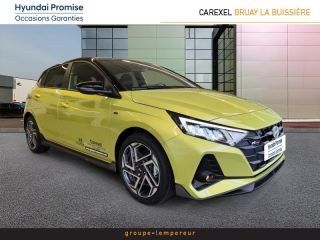 62700 : Hyundai Bruay-La-Buissière - Groupe Lempereur - HYUNDAI i20 - i20 - Lucid Lime Metallic/Toit+rétros Black - Traction - Essence