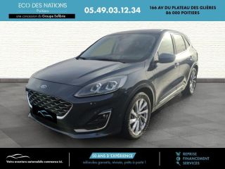 86000 : Hyundai Poitiers - Eco des Nations - FORD Kuga - Kuga - Bleu - Traction - Hybride rechargeable : Essence/Electrique