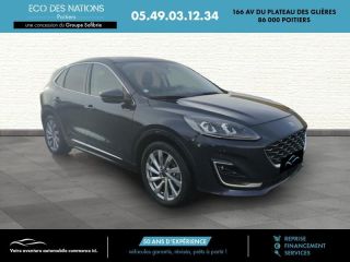 86000 : Hyundai Poitiers - Eco des Nations - FORD Kuga - Kuga - Bleu - Traction - Hybride rechargeable : Essence/Electrique