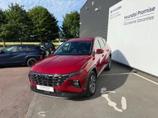 14100 : Hyundai Lisieux - Trajectoire Automobiles - HYUNDAI Tucson - Tucson - Sunset Red Métal - Traction - Hybride : Essence/Electrique