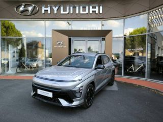 19100 : Hyundai Brive-la-Gaillarde - Garage Pouget - HYUNDAI Kona - Kona - Shimmering Silver Métal - Traction - Electrique