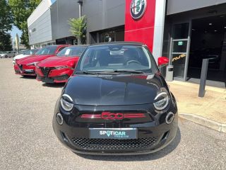 04100 : Hyundai Manosque - Pedinielli - FIAT 500e CABRIOLET (RED) - 500 III ELECTRIQUE - Noir - Automate à fonct. Continu - Courant électrique