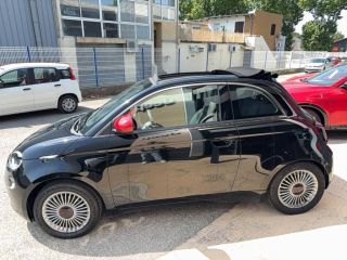 04100 : Hyundai Manosque - Pedinielli - FIAT 500e CABRIOLET (RED) - 500 III ELECTRIQUE - Noir - Automate à fonct. Continu - Courant électrique