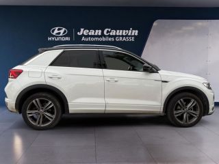 06130 : Hyundai Grasse - Garage Jean Cauvin - VOLKSWAGEN T-ROC R-Line - T-ROC - Blanc - Automate sequentiel - Essence sans plomb