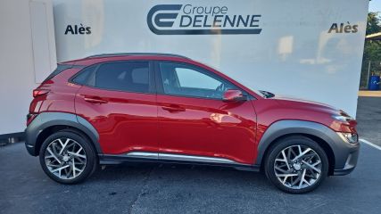 30100 : Hyundai Alès - Auto Hall - HYUNDAI KONA HYBRID Creative - KONA - Rouge - Automate sequentiel - Essence / Courant électrique