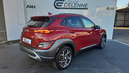30100 : Hyundai Alès - Auto Hall - HYUNDAI KONA HYBRID Creative - KONA - Rouge - Automate sequentiel - Essence / Courant électrique