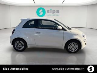 33140 : Hyundai - Sipa Automobiles – Bordeaux Sud - Villenave d’Ornon - FIAT 500e BERLINE Nouvelle 500 - 500 III ELECTRIQUE - Ice White - Automate à fonct. Continu - Courant électrique