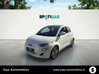 33260 : Hyundai Arcachon - Sipa Automobiles - FIAT 500e CABRIOLET Nouvelle 500 - 500 III ELECTRIQUE - Blanc - Automate à fonct. Continu - Courant électrique