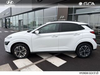50000 : Hyundai Saint-Lô - GCA - HYUNDAI Kona - Kona - Serenity White Métal - Traction - Electrique