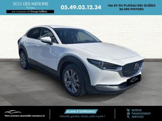 86000 : Hyundai Poitiers - Eco des Nations - MAZDA CX-30 - CX-30 - Snowflake White Pearl Mica - Traction - Essence/Micro-Hybride