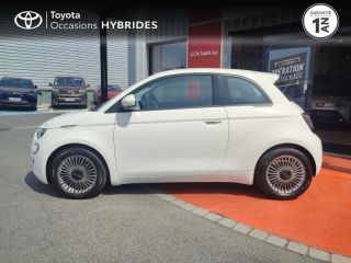 50000 : Hyundai Saint-Lô - GCA - FIAT 500 - 500 - Blanche - Traction - Electrique