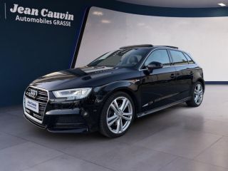 06130 : Hyundai Grasse - Garage Jean Cauvin - AUDI A3 SPORTBACK S Line Plus - A3 III - Noir - Boîte séquentielle - Diesel