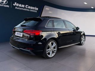 06130 : Hyundai Grasse - Garage Jean Cauvin - AUDI A3 SPORTBACK S Line Plus - A3 III - Noir - Boîte séquentielle - Diesel