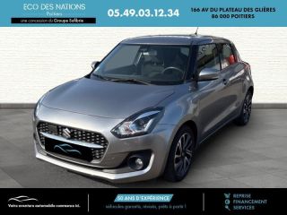 86000 : Hyundai Poitiers - Eco des Nations - SUZUKI Swift - Swift - Premium Silver métallisé - Traction - Essence/Micro-Hybride