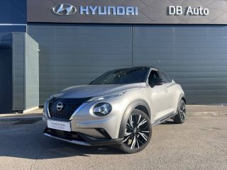 21300 : Hyundai Dijon - Privilège Automobiles - NISSAN JUKE 2023 N-Design - JUKE 2023 (10/2022-02/2024) - Gris - Boîte hybride multimode - Essence / Courant électrique