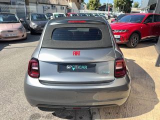 04100 : Hyundai Manosque - Pedinielli - FIAT 500e CABRIOLET MY22 SERIE 1 STEP 1 (RED) - 500 III - Gris - Automate à fonct. Continu - Courant électrique