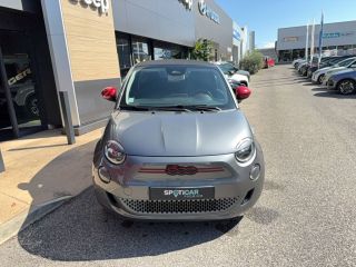 04100 : Hyundai Manosque - Pedinielli - FIAT 500e CABRIOLET MY22 SERIE 1 STEP 1 (RED) - 500 III - Gris - Automate à fonct. Continu - Courant électrique