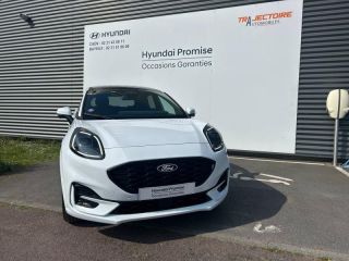 14100 : Hyundai Lisieux - Trajectoire Automobiles - FORD Puma - Puma - Blanc Glacier - Traction - Essence/Micro-Hybride