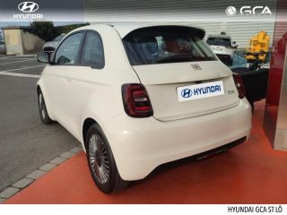 50000 : Hyundai Saint-Lô - GCA - FIAT 500 - 500 - Blanc - Traction - Electrique