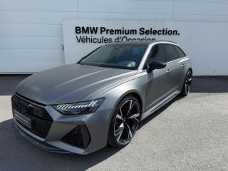 50000 : Hyundai Saint-Lô - GCA - AUDI RS6 Avant - RS6 Avant - Bleu Navarre - Transmission intégrale - Essence/Micro-Hybride