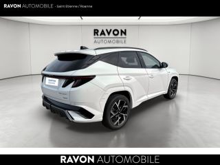 42100 : Hyundai Saint-Etienne - Ravon Automobile - HYUNDAI TUCSON NLINE CREATIVE - TUCSON IV - Blanc - Boîte automatique - Essence / Courant électrique