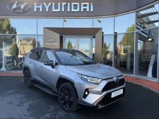 19100 : Hyundai Brive-la-Gaillarde - Garage Pouget - TOYOTA RAV4 - RAV4 - Gris Acier/Toit Noir Attitude - Traction - Hybride : Essence/Electrique