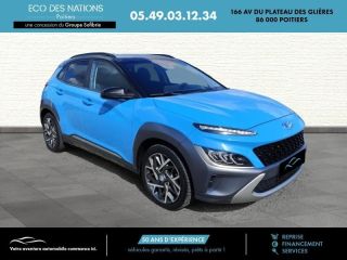 86000 : Hyundai Poitiers - Eco des Nations - HYUNDAI Kona - Kona - Bleu - Traction - Hybride : Essence/Electrique