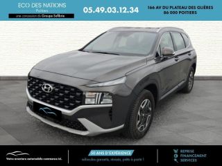 86000 : Hyundai Poitiers - Eco des Nations - HYUNDAI Santa Fe - Santa Fe - Marron - Traction - Hybride : Essence/Electrique