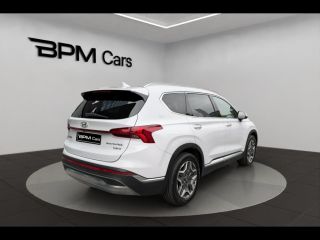 92250 : Hyundai La Garenne-Colombes - BPM Cars - HYUNDAI Santa Fe - Santa Fe - Glacier White Métal - Traction - Hybride : Essence/Electrique