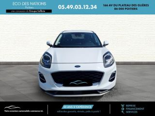 86000 : Hyundai Poitiers - Eco des Nations - FORD Puma - Puma - Blanc - Traction - Essence/Micro-Hybride