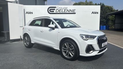 30100 : Hyundai Alès - Auto Hall - AUDI Q3 S line - Q3 II - Blanc - Automate sequentiel - Essence / Courant électrique