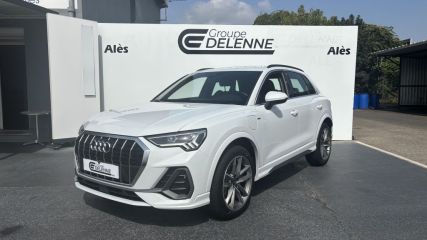 30100 : Hyundai Alès - Auto Hall - AUDI Q3 S line - Q3 II - Blanc - Automate sequentiel - Essence / Courant électrique