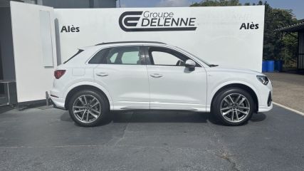 30100 : Hyundai Alès - Auto Hall - AUDI Q3 S line - Q3 II - Blanc - Automate sequentiel - Essence / Courant électrique