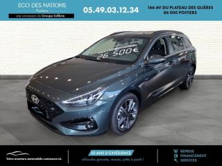 86000 : Hyundai Poitiers - Eco des Nations - HYUNDAI i30 SW - i30 SW - Cypress Green métal - Traction - Essence