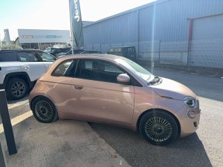 04100 : Hyundai Manosque - Pedinielli - FIAT 500e CABRIOLET Nouvelle 500 - 500 III - Rose - Automate à fonct. Continu - Courant électrique