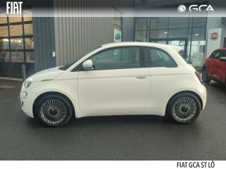 50000 : Hyundai Saint-Lô - GCA - FIAT 500 - 500 - Blanc - Traction - Electrique