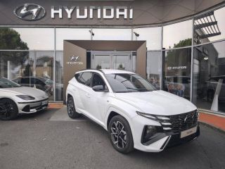 19100 : Hyundai Brive-la-Gaillarde - Garage Pouget - HYUNDAI Tucson - Tucson - Serenity White Métal - Traction - Hybride : Essence/Electrique