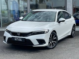 57200 : Hyundai Sarreguemines - Theobald Automobiles - HONDA Civic - Civic - Blanc Platine Nacré - Traction - Hybride : Essence/Electrique